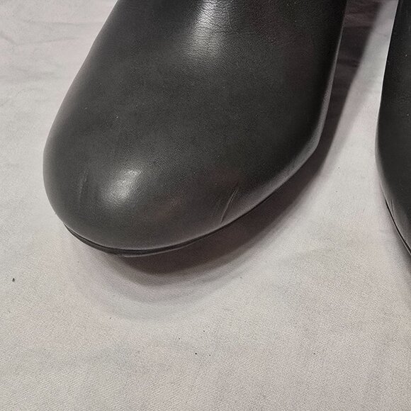 NATURALIZER Gray Booties Boots Women 5.5 M Smooth Cuffed N5 Comfort - Picture 4 of 16